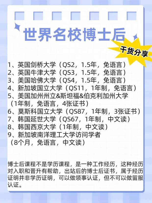 莫斯科国立大学与哈佛大学博士后用什么语言上课？